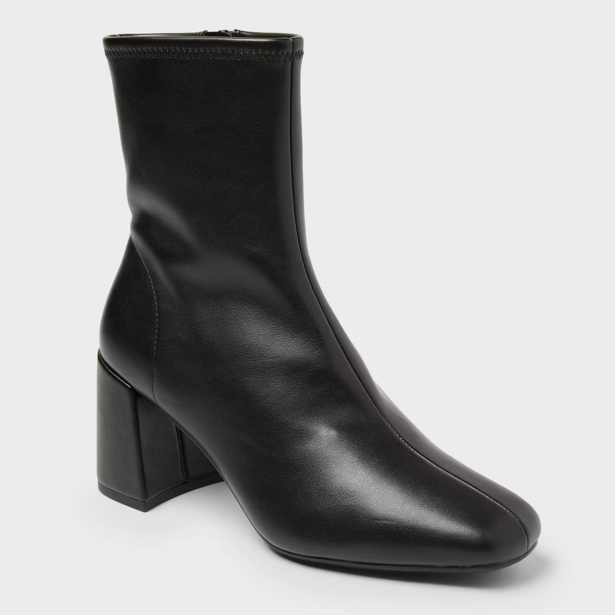 Women’s Pippa High Shaft Heeled Boots - A New Day™ Black 8 | Target