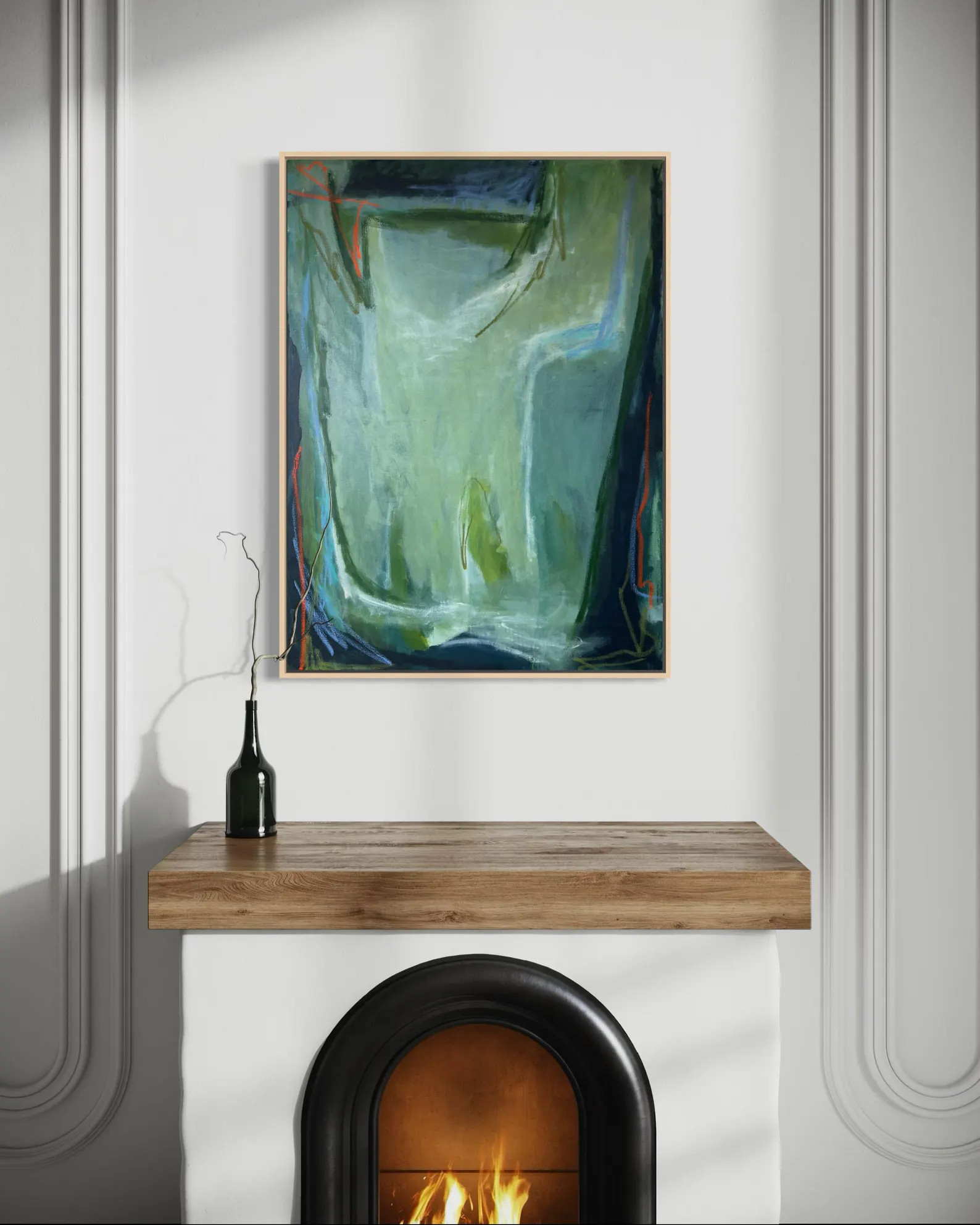 40" x 30" Framed Large Original Abstract Painting | Etsy (US)