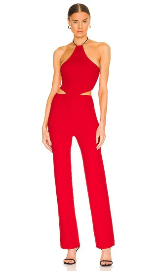 Kylo Jumpsuit in Dark Red | Revolve Clothing (Global)
