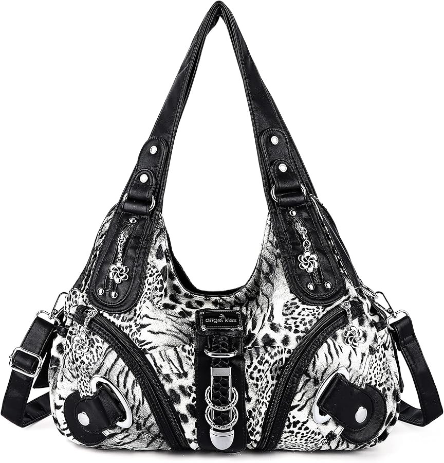 Angelkiss Hobo Purses and handbags for Women Satchel Handbag Women Purses Large Daily Shoulder Ba... | Amazon (US)