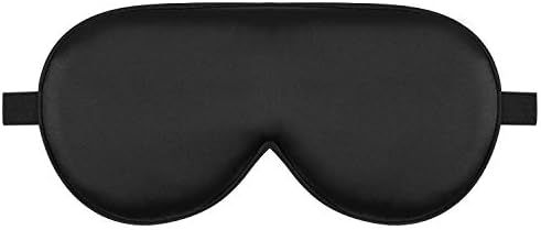 Alaska Bear Natural Silk Sleep Mask, Blindfold, Super Smooth Eye Mask Unisex (Black) | Amazon (US)