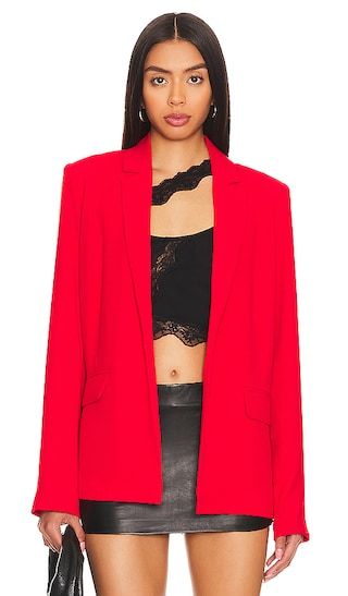 Payton Blazer in Jester Red | Revolve Clothing (Global)