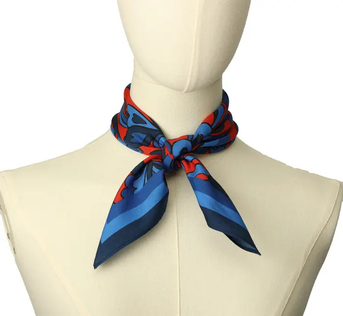 scroll silk blend bandana scarf | Nordstrom