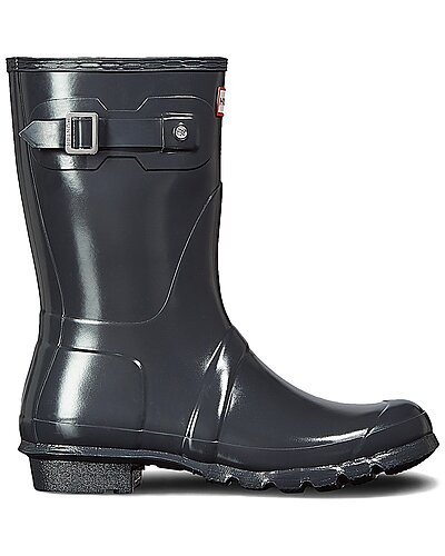 Hunter Original Short Gloss Boot | Gilt