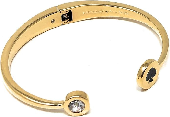 Kate Spade New York Spot The Spade Gold Tone Bangle Bracelet | Amazon (US)
