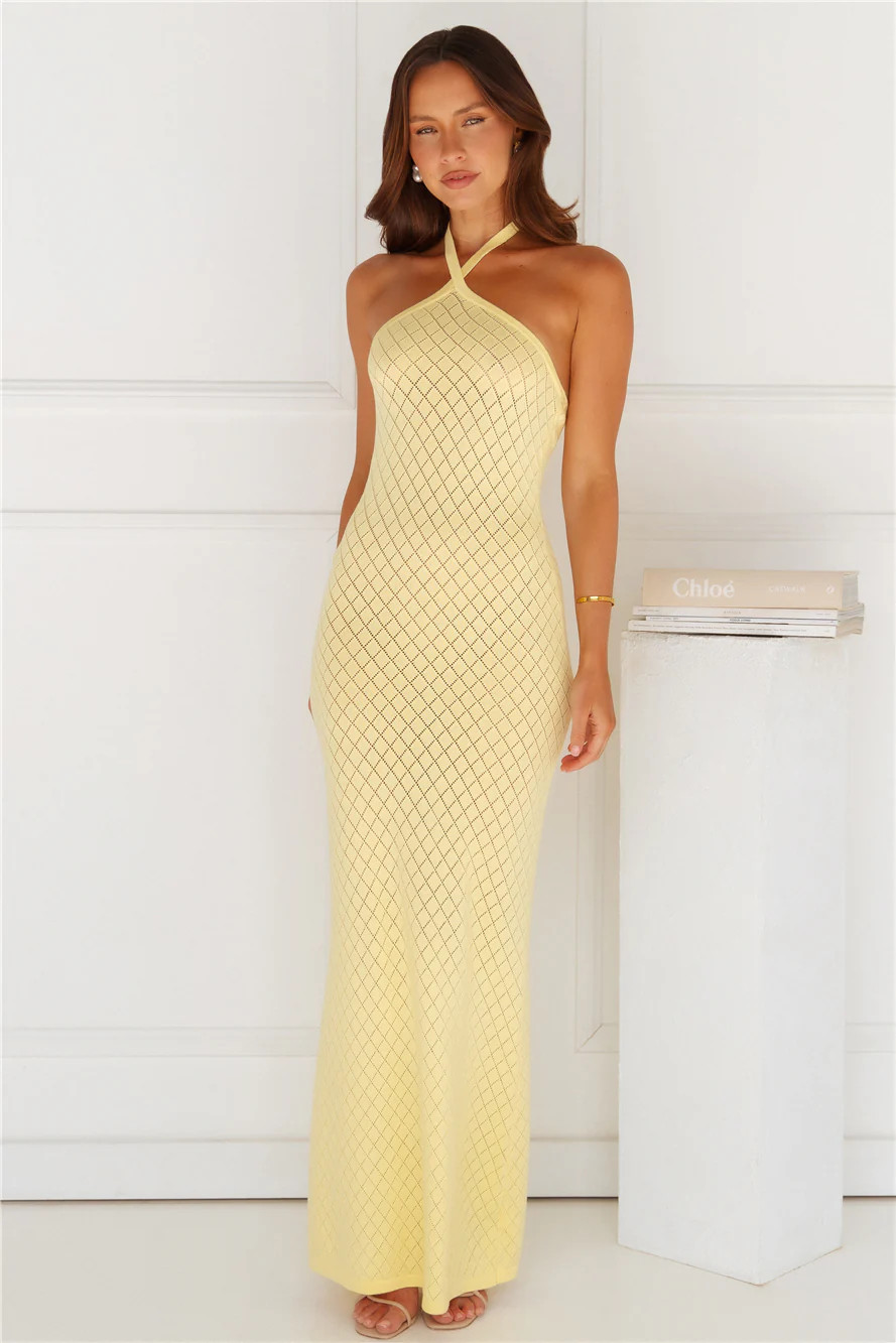 Simi Maxi Dress Yellow | Hello Molly (US)