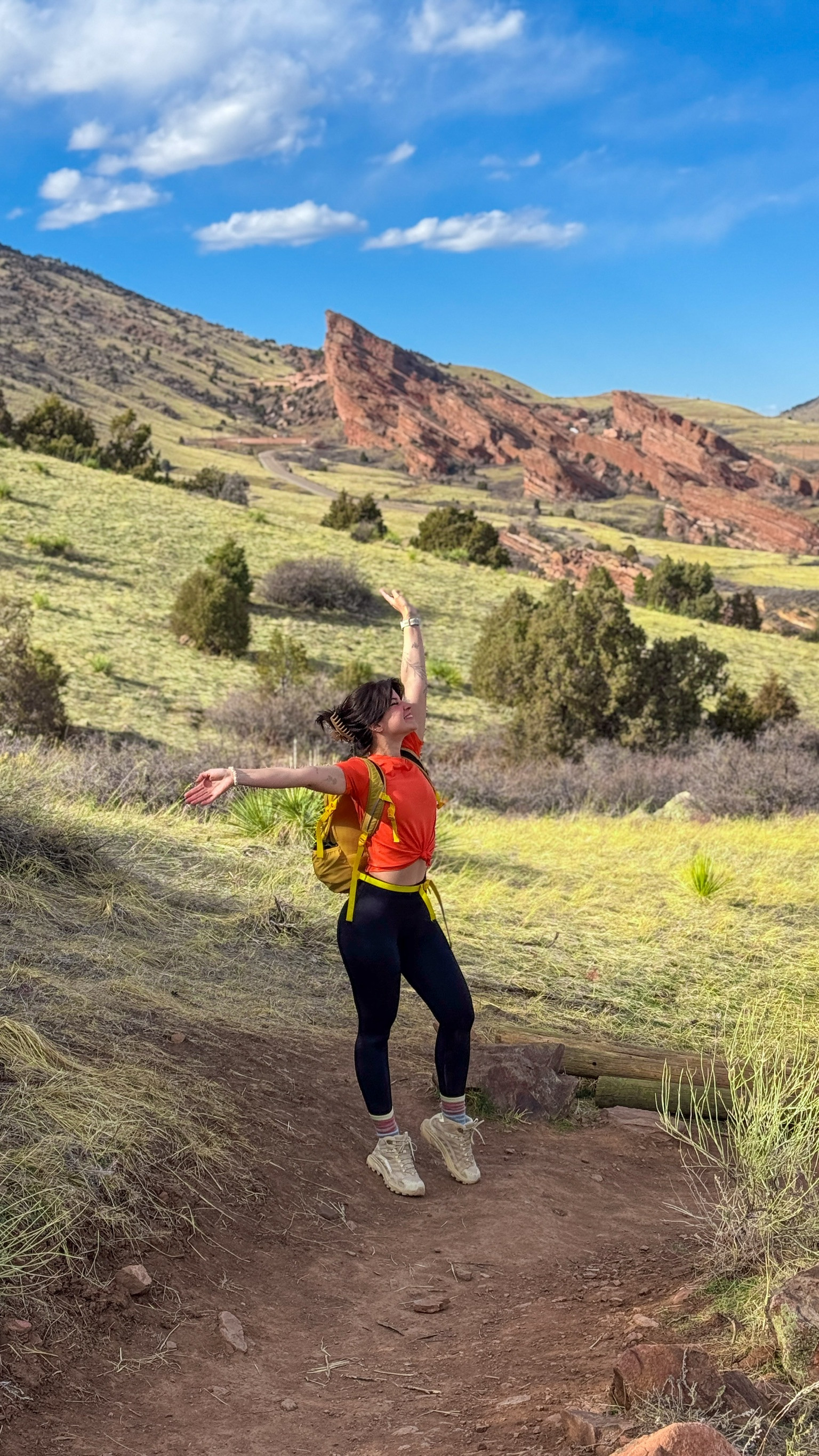 Athletic wear | Activewear | Outdoorsy outfit | Hiking outfit | Trail outfit | Travel outfit | Running outfit | Spring outfit | Summer outfit | Hike outfit

Wearing:
Oner active essential legging 
Merrell Women's Moab 3 Mid Waterproof poplar
Ll bean stowaway backpack

#LTKFindsUnder100 #LTKActive #LTKSeasonal