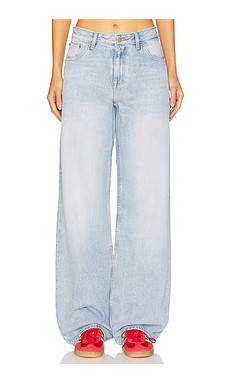 Dr. Denim Hill Wide Straight in Stream Lig23ht Fade from Revolve.com | Revolve Clothing (Global)