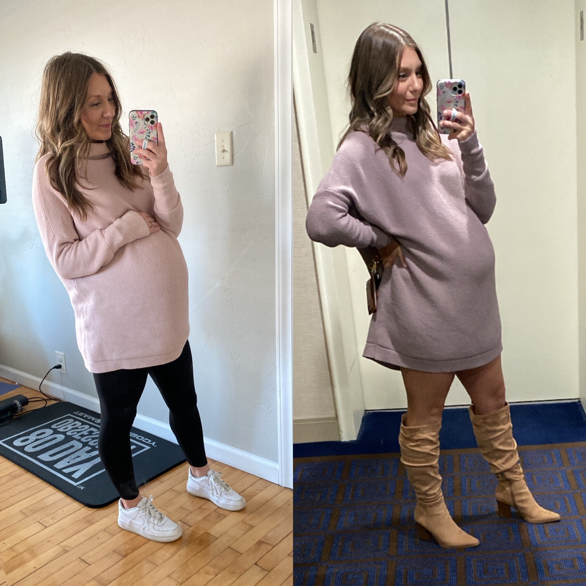 Oversized sweater or bump friendly, perfect for the holidays as a sweater dress or with leggings! 

#LTKHoliday #LTKbaby #LTKbump