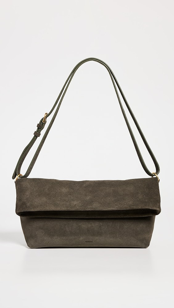 SIMKHAI Pheonix Suede Fold Over Tote | Shopbop | Shopbop