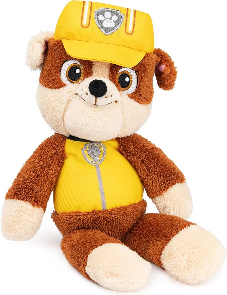 GUND PAW Patrol Official Rubble Take Along Buddy Plush Toy, Premium Stuffed Animal for Ages 1 & U... | Amazon (US)