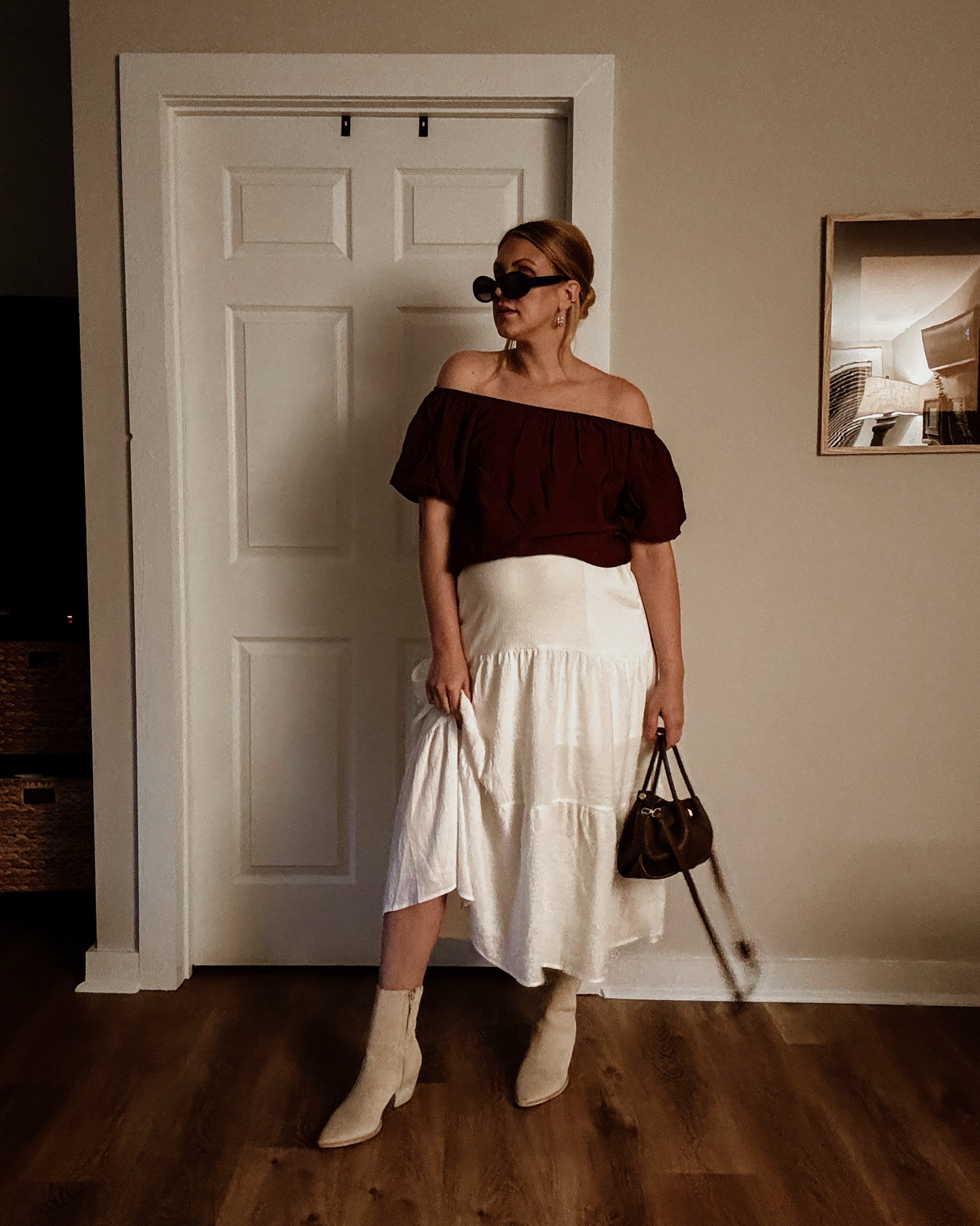 Ease into the season change with rich burgundy tones, flowy whites, and a little shoe swap. 🍷✨ Swap out the boots and the whole look takes on a new mood.

#LTKootd #LTKmomlife #LTKSeasonal