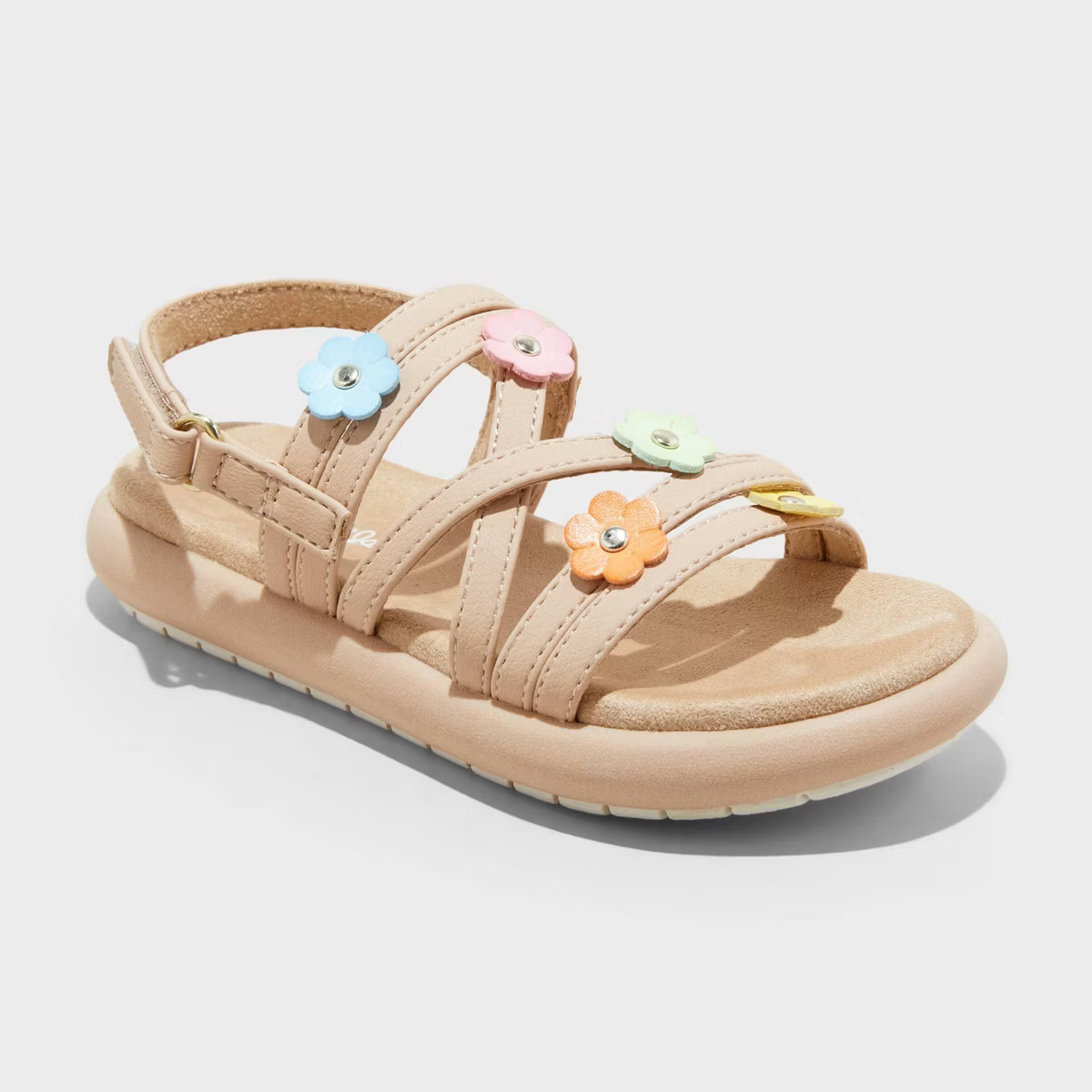 Toddler Maria Footbed Sandals - Cat & Jack™ Brown | Target