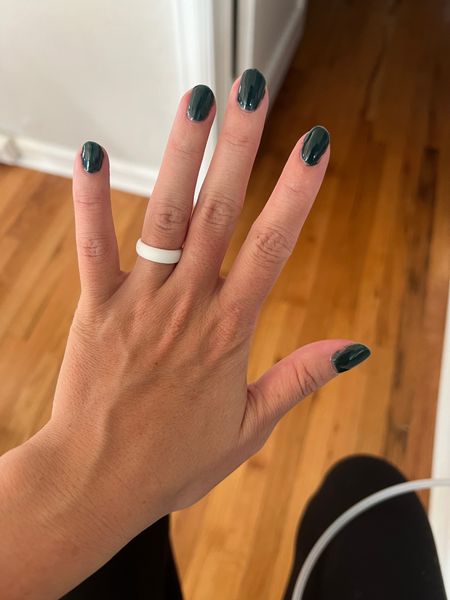 At home gel manicure kit . Dark green nail polish. Holiday manicure. Holiday nails. Dark green nails. DIY nail kit 

#LTKHoliday #LTKSeasonal