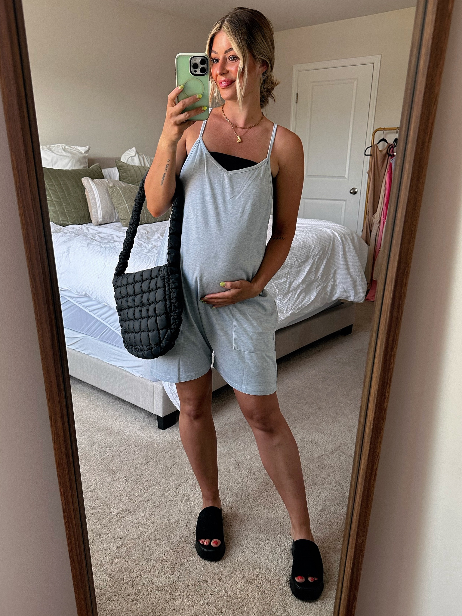 Bump friendly free people inspired romper. Wearing a medium! 

bump friendly, spring looks, spring fashion , outfit inspo, bump fashion, maternity fashion, pregnancy, mom outfit, mom style , everyday outfit, maternity style, maternity outfit, pregnant outfit , bump fit, comfortable fashion, fashion over 30, pregnancy style, ootd, outfit of the day, medium size fashion, affordable outfit, casual style, casual outfit, amazon fashion, amazon fashion finds, amazon must haves 


Wearing a size medium! Currently 27 weeks pregnant, 151lbs, 5’4 

#LTKSeasonal #LTKBump