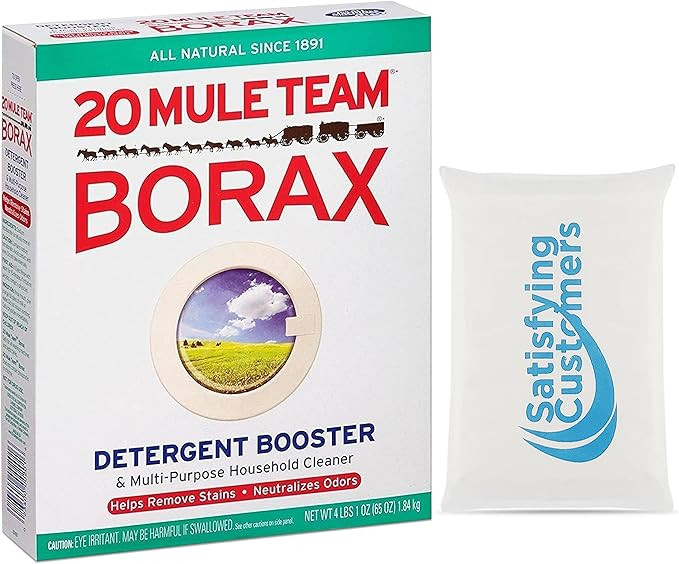 Borax Cleaning Agent for Stain Removal – Detergent & Cleansing Booster for Laundry – Multipur... | Amazon (US)