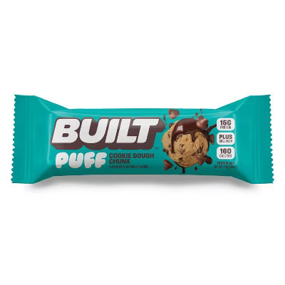Built Bar Cookie Dough Chunk Puff Protein Bar - 15g Protein - 1.55oz | Target
