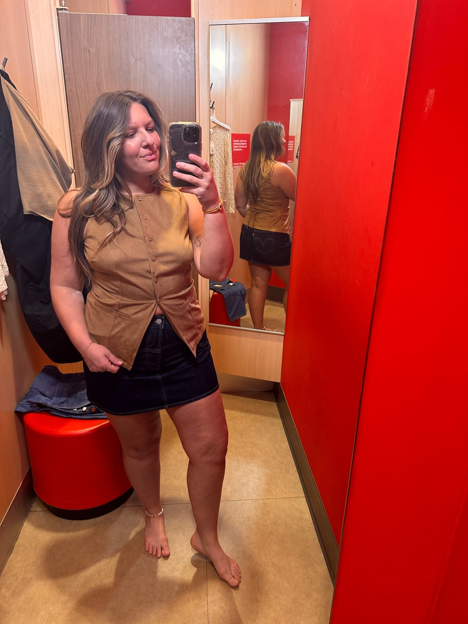 This mini skirt, the vest, and knee high boots is perfect for Country concert. 

#LTKStyleTip #LTKMidsize #LTKU