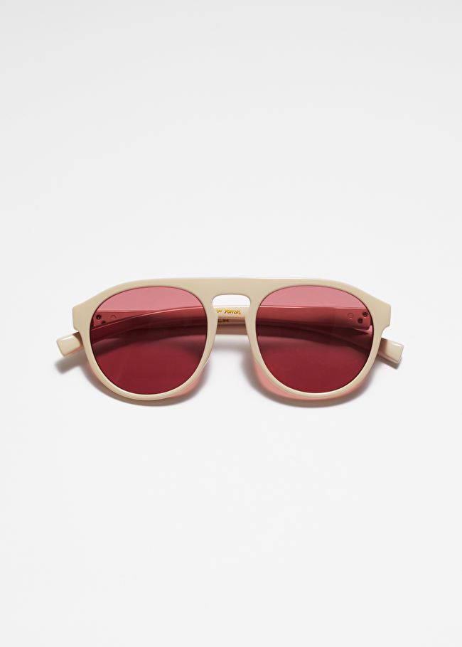 Rounded Aviator Sunglasses | & Other Stories US