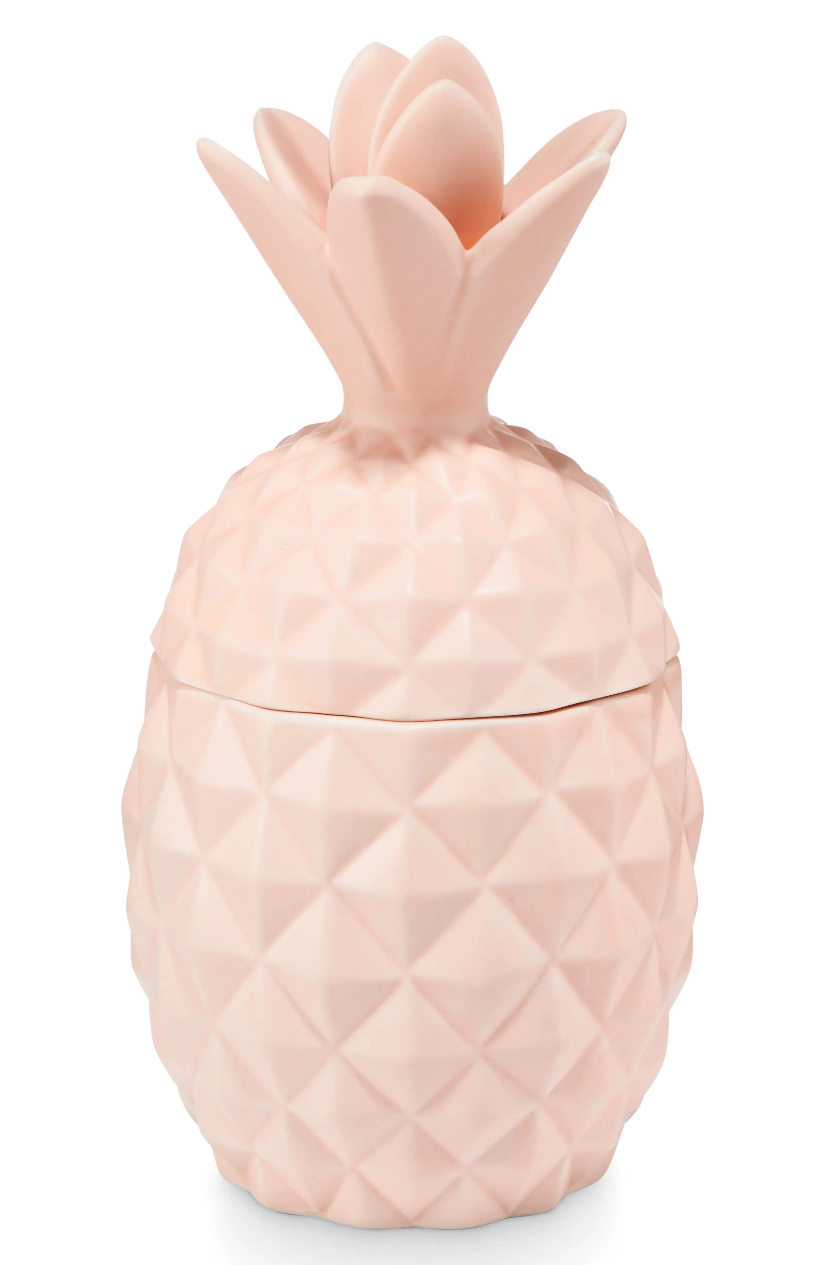 Illume Ceramic Pineapple Jar Candle, Size One Size - Pink | Nordstrom