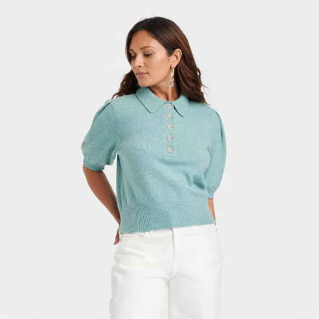 Women's Polo Sweater - A New Day™ | Target