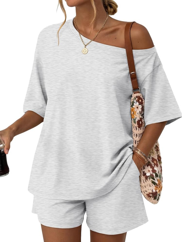 Trendy Queen Womens 2 Piece Summer Shorts Set Lounge Matching 2026 Outfits | Amazon (US)