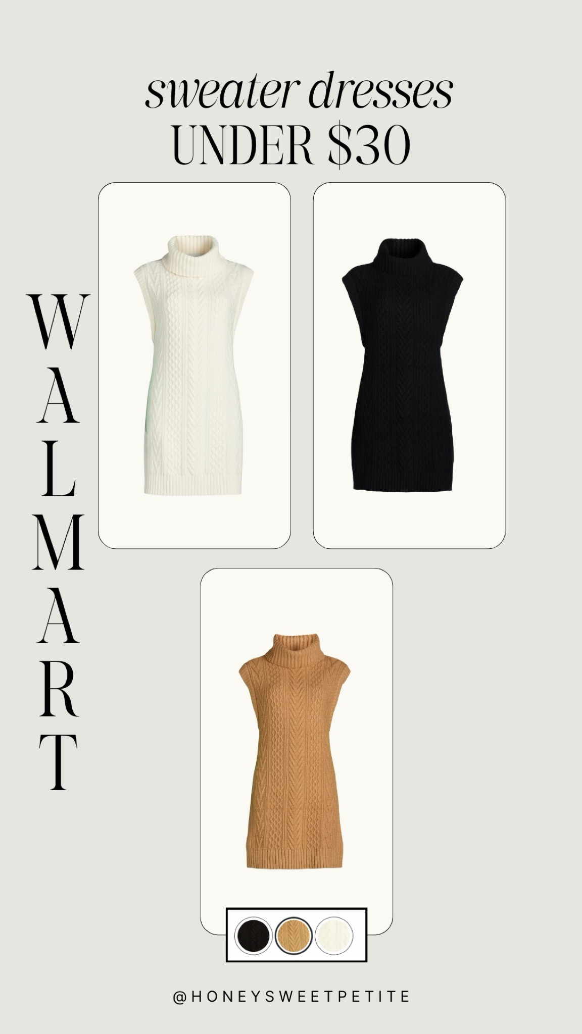 Sweater dresses under $30 from Walmart!! 

Sweater dress 
Holiday 
Christmas dress 
Holiday dress 
Fall outfit 
Fall style
Fall dress

Honey sweet petite

#LTKStyleTip #LTKSeasonal #LTKHoliday
