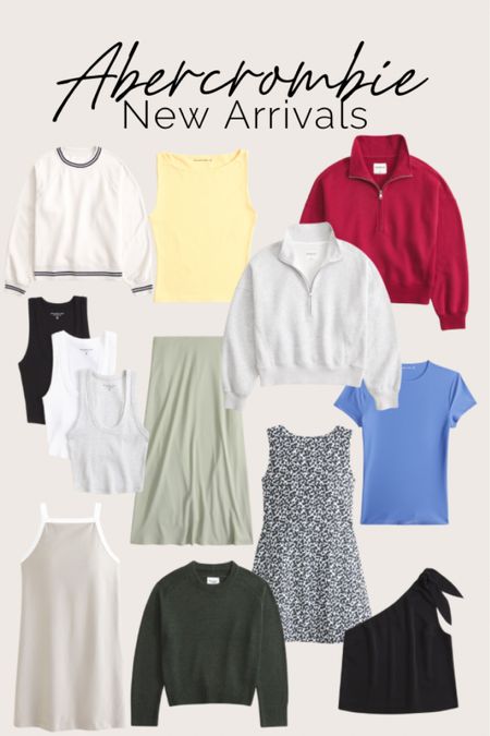 New arrivals at Abercrombie!! A lot of fall sweaters coming out, perfect for a breezy summer night as well! + some cute athletic dresses too! 

#LTKFindsUnder100 #LTKMidsize #LTKSeasonal