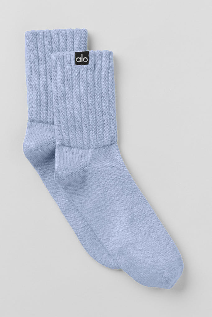 Unisex Half-Crew Scrunch Sock | Alo Yoga (US)