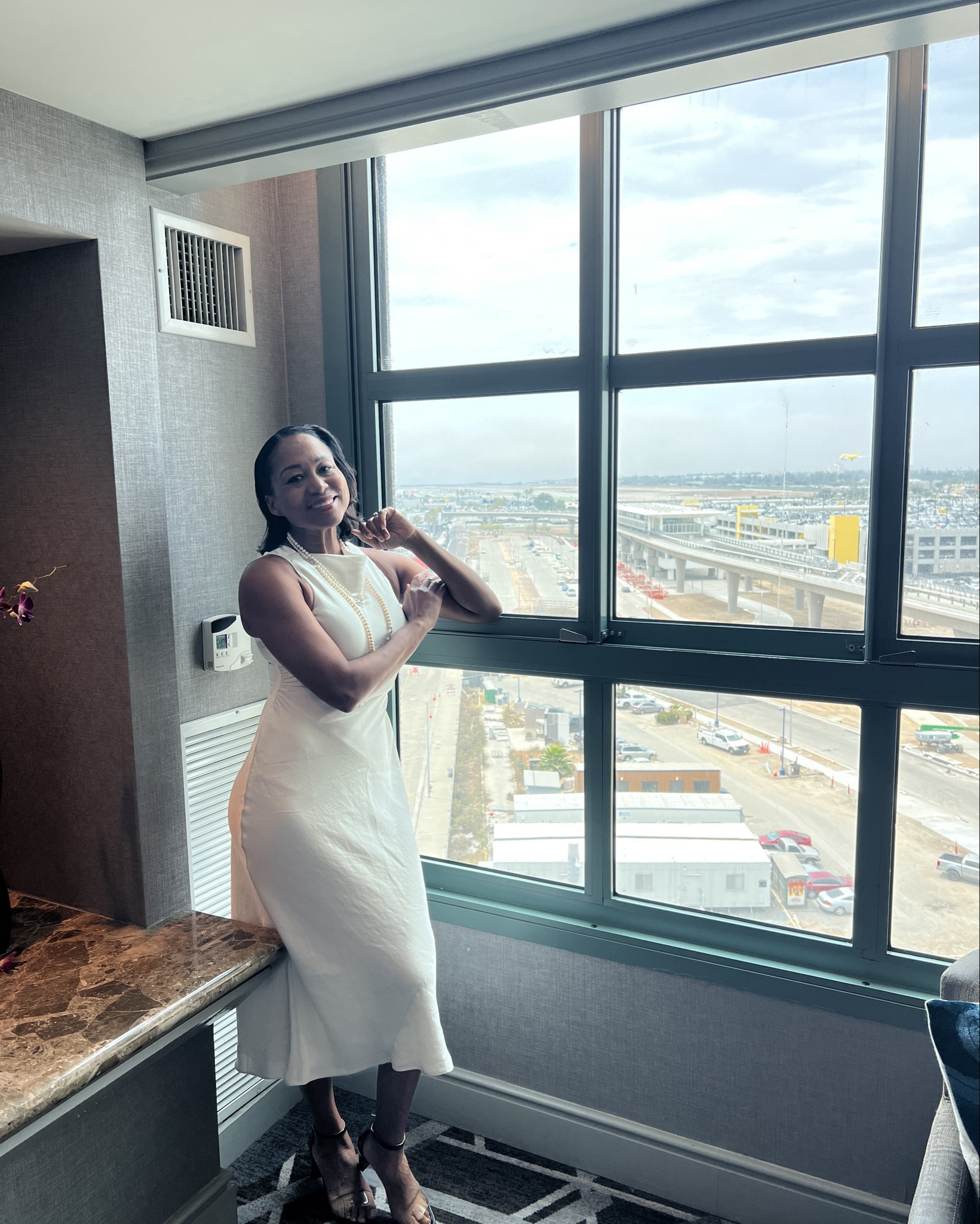 Beautiful dress for my dinner party, but I can easily add a blazer for work. Get this dress at the link provided  

#LTKParties #LTKWorkwear #LTKWedding