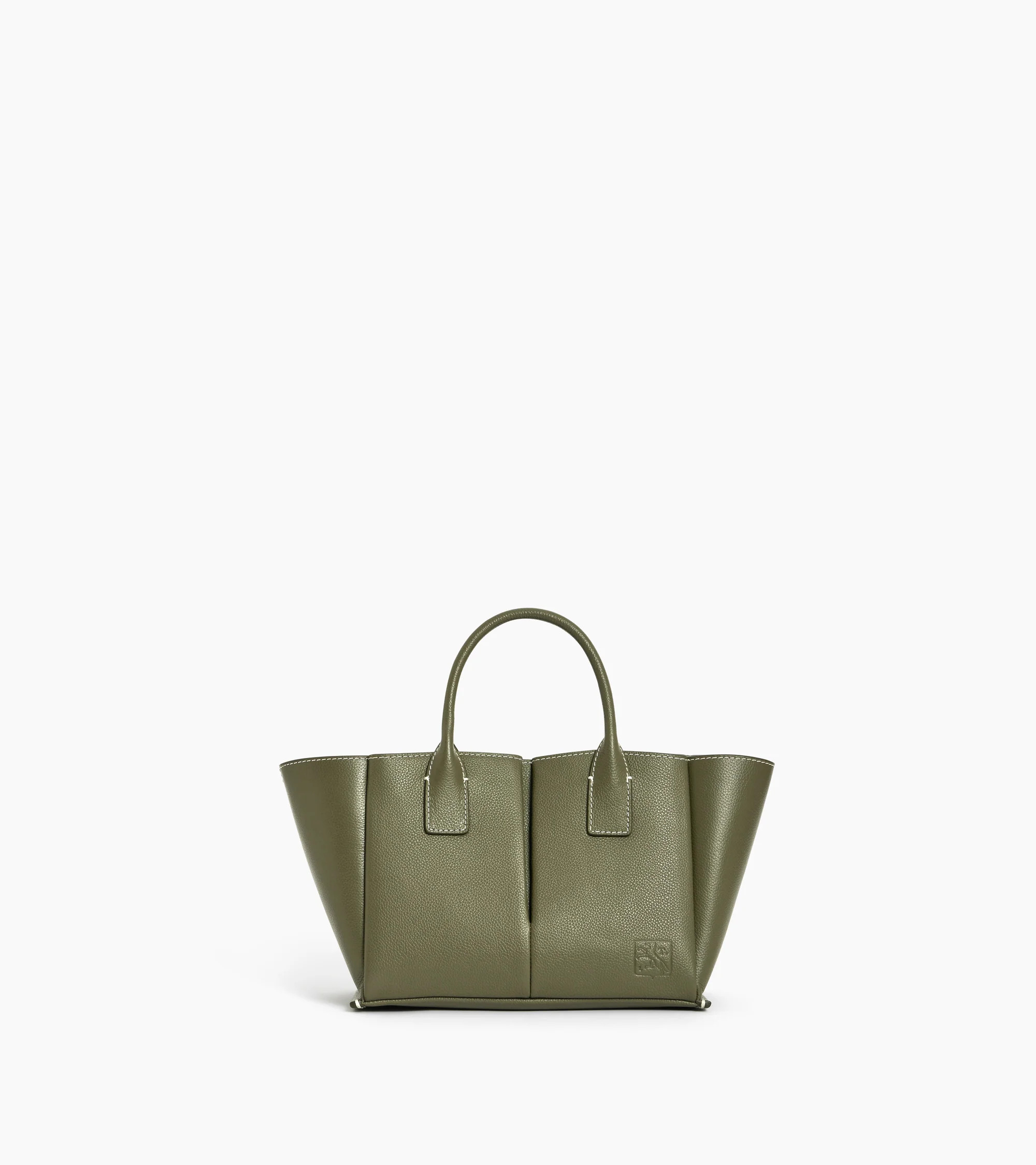 Elena small handbag in grained leather | Le Tanneur