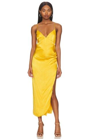 Bardot Seka Midi Dress in Sunset from Revolve.com | Revolve Clothing (Global)