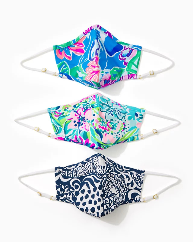 ChillyLilly Adult Face Mask Set | Lilly Pulitzer