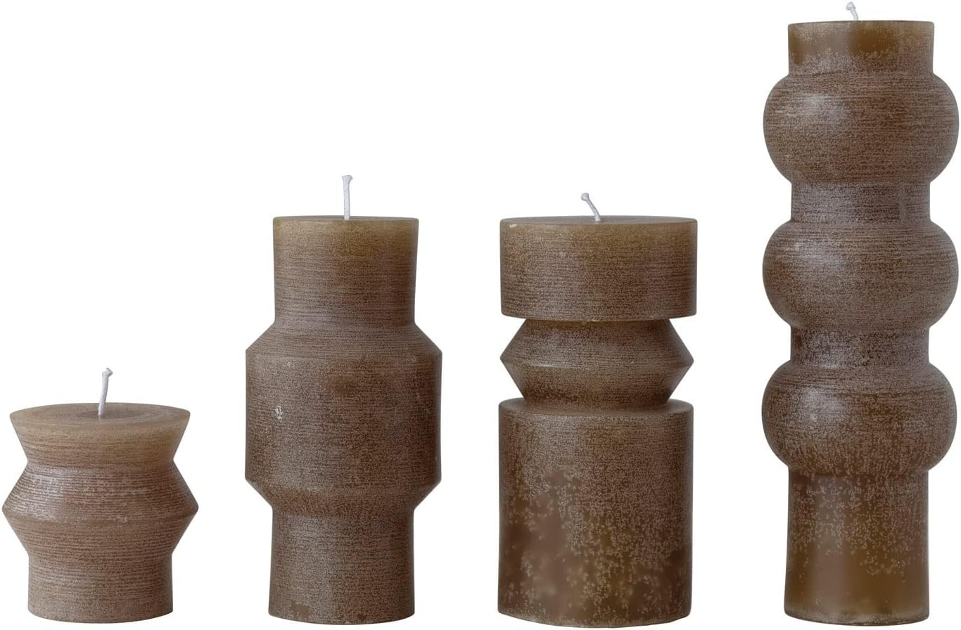 Creative Co-Op Unscented Totem Pillar Candle | Amazon (US)
