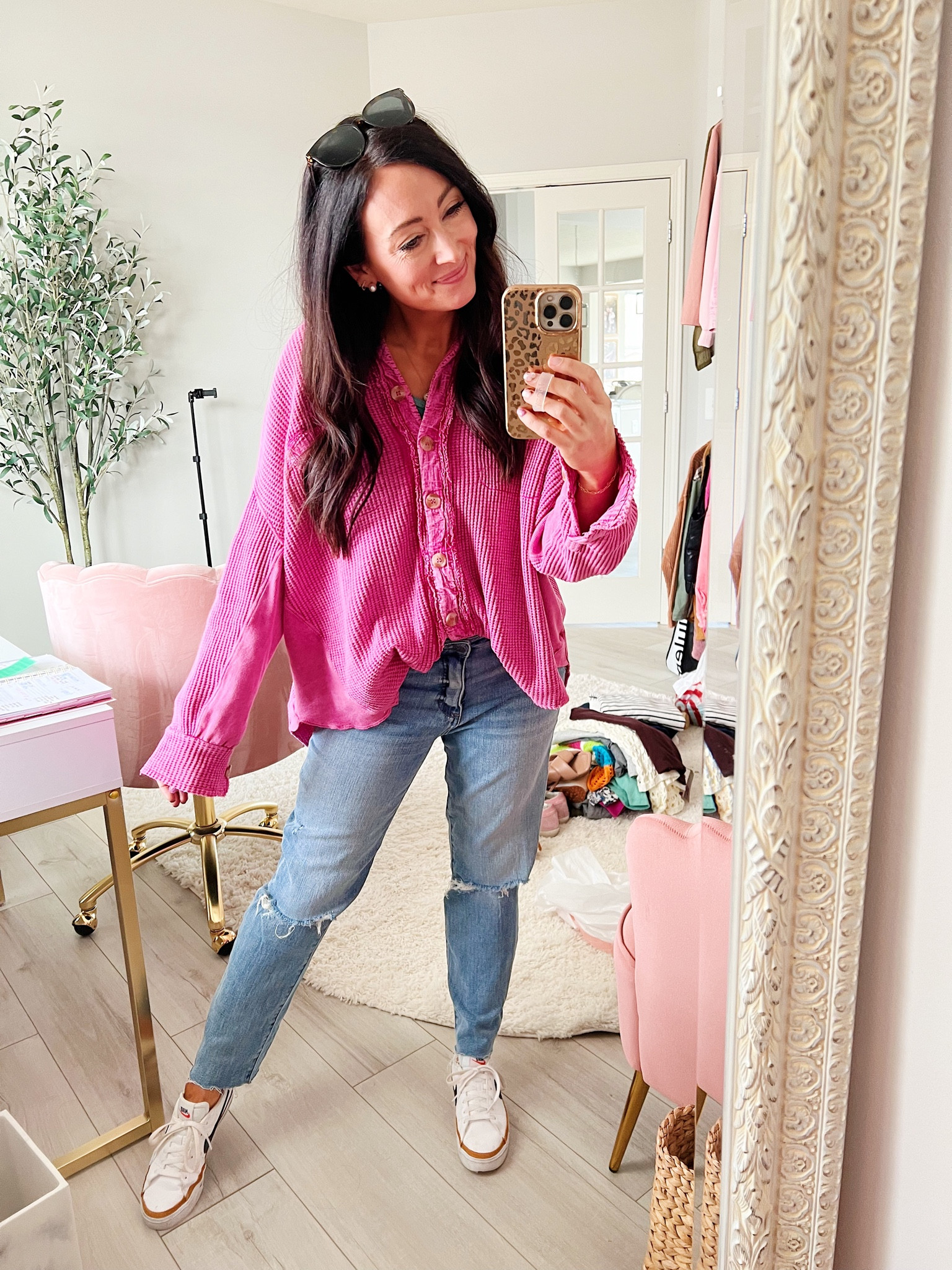 • size XS top - runs big 
• size 4 denim
• sneakers tts 

#LTKunder100 #LTKshoecrush #LTKunder50