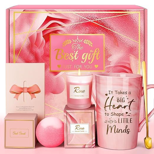 Teacher Appreciation Gifts: Eletorot Spa Relaxation Baskets Set, Valentines Day, Easter, Birthday... | Amazon (US)