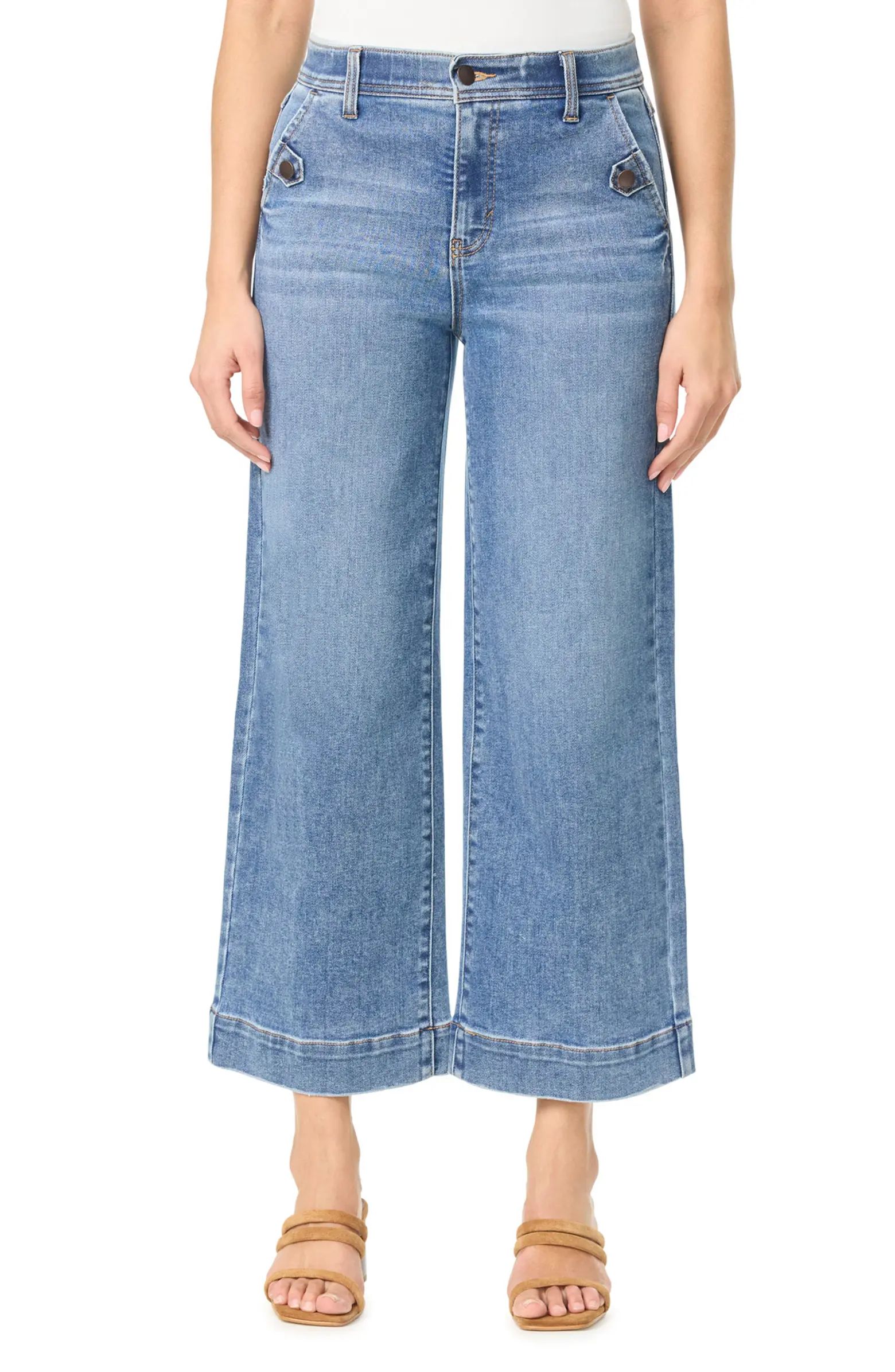 Premium Crop Wide Leg Jeans | Nordstrom Rack
