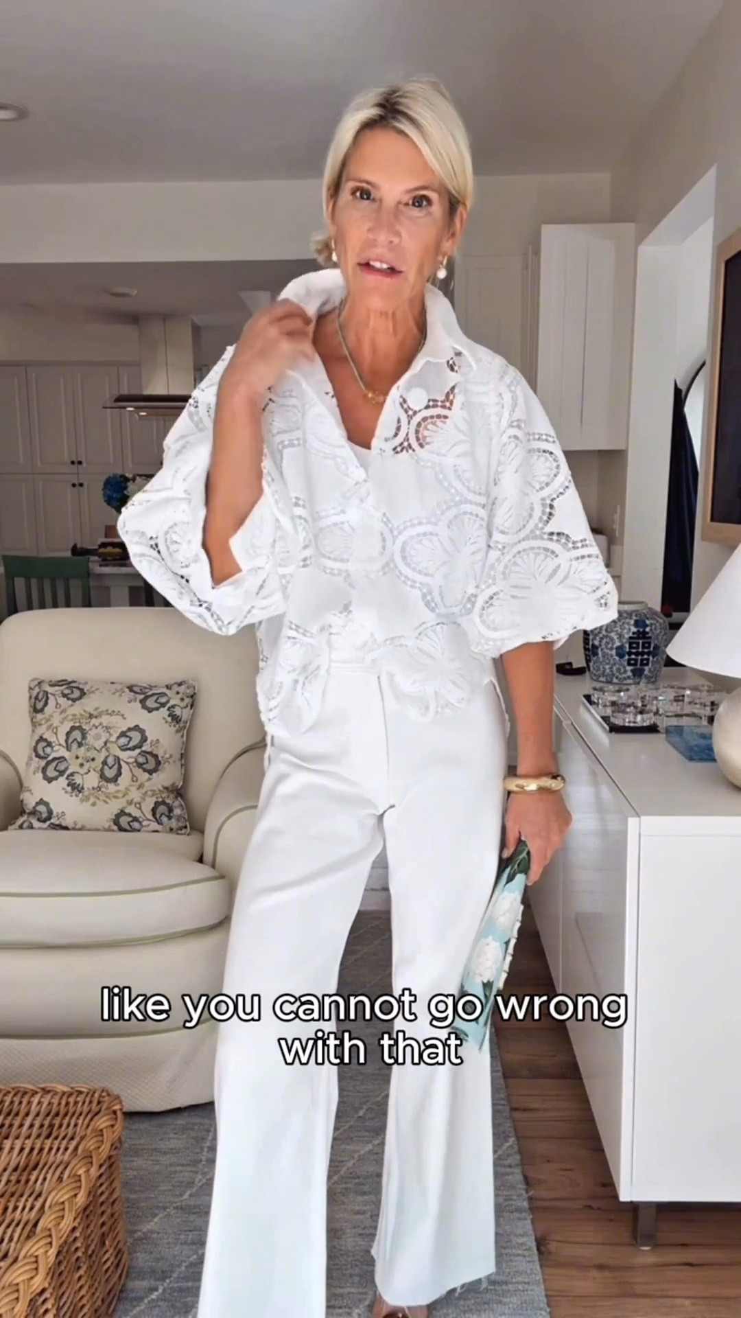 I’ve been looking for the perfect white lace blouse, and this one checks every box! 🤍 It’s feminine, timeless, and so easy to style with white jeans, denim shorts, linen pants, or your favorite everyday denim. A beautiful staple you’ll reach for all summer long.

💡 LTK MADE EASY

❤️ Heart = Support my posts
🔖 Save = Get sale & restock alerts
📋 Lists = Keep favorites organized
📲 Share = Send to yourself for later
💬 Comment = Ask me anything

#LTKootd #LTKSeasonal #LTKOver40