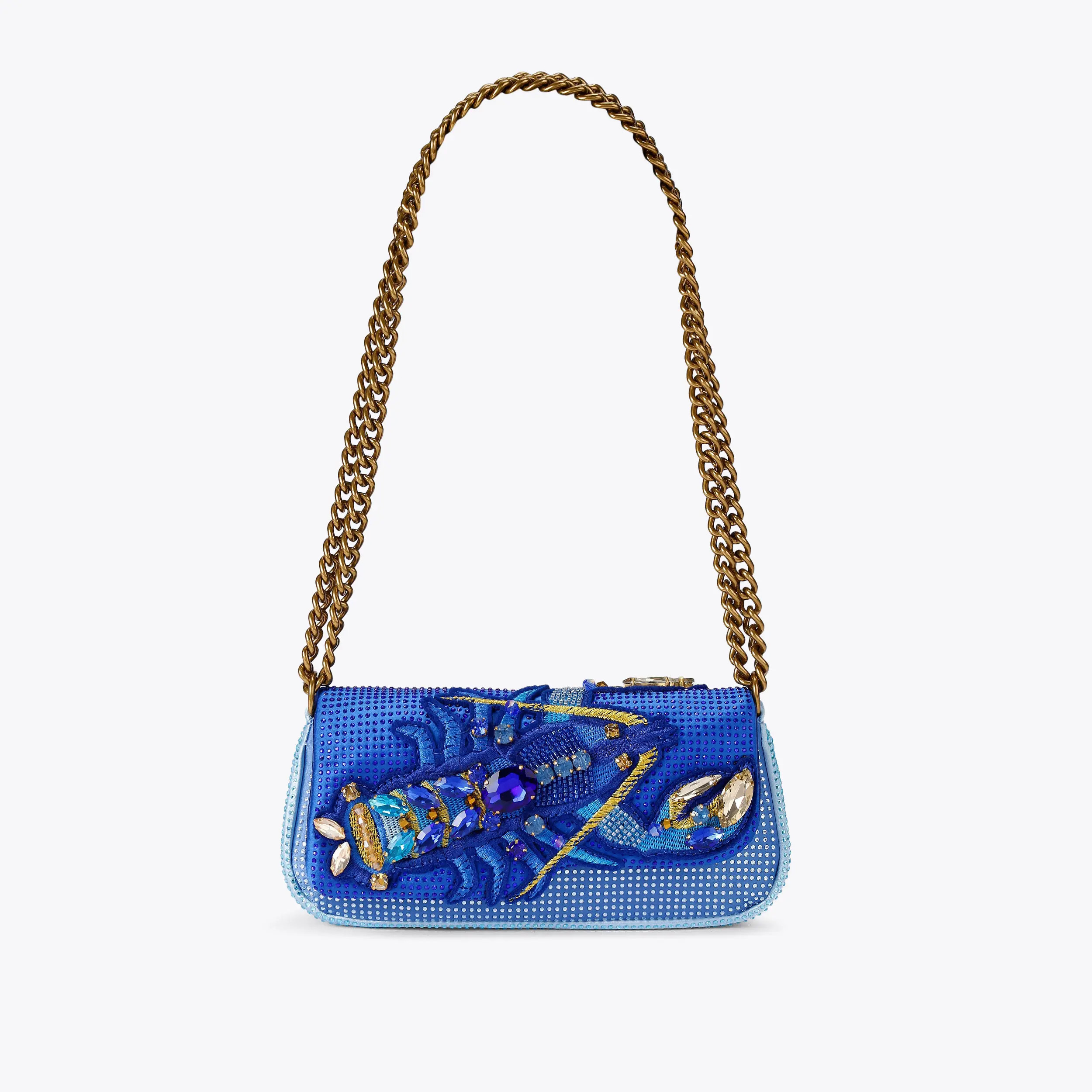 PICKLE SHOULDER LOBSTER Blue Lobster Shoulder Bag by Kurt Geiger London | Kurt Geiger US