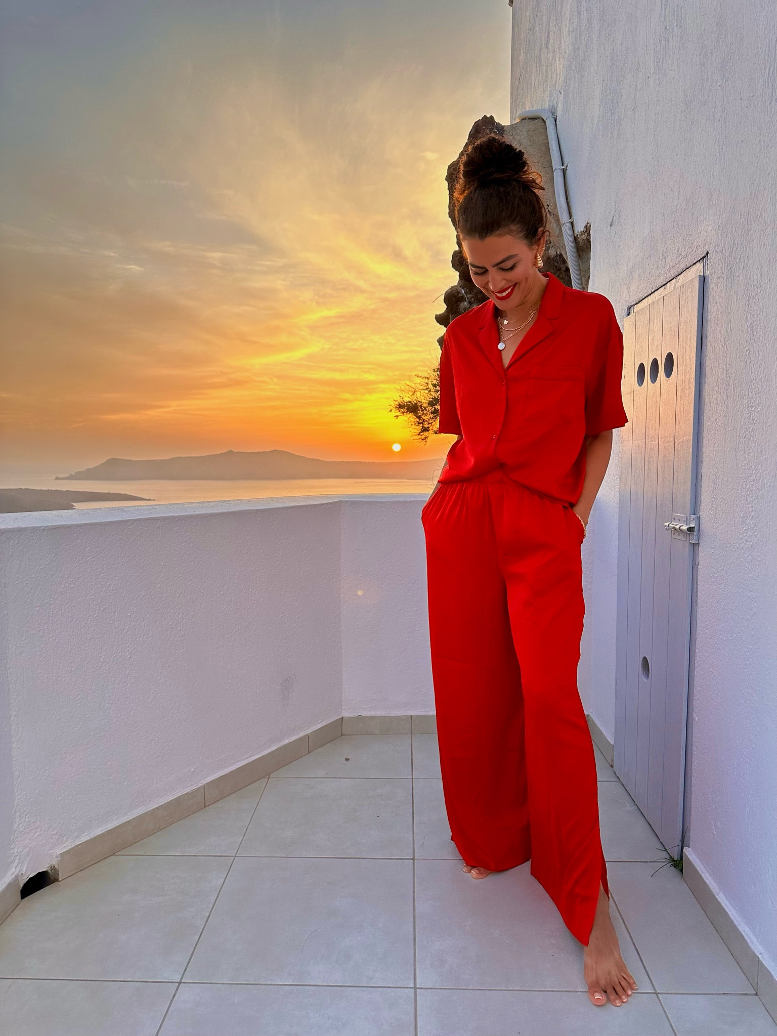 These are pjs! They come in so many beautiful colors and on sale! Super soft. And I’ll definitely wear them as a summer set. Lipstick color is Ruby woo.

#LTKsalealert #LTKstyletip #LTKSeasonal