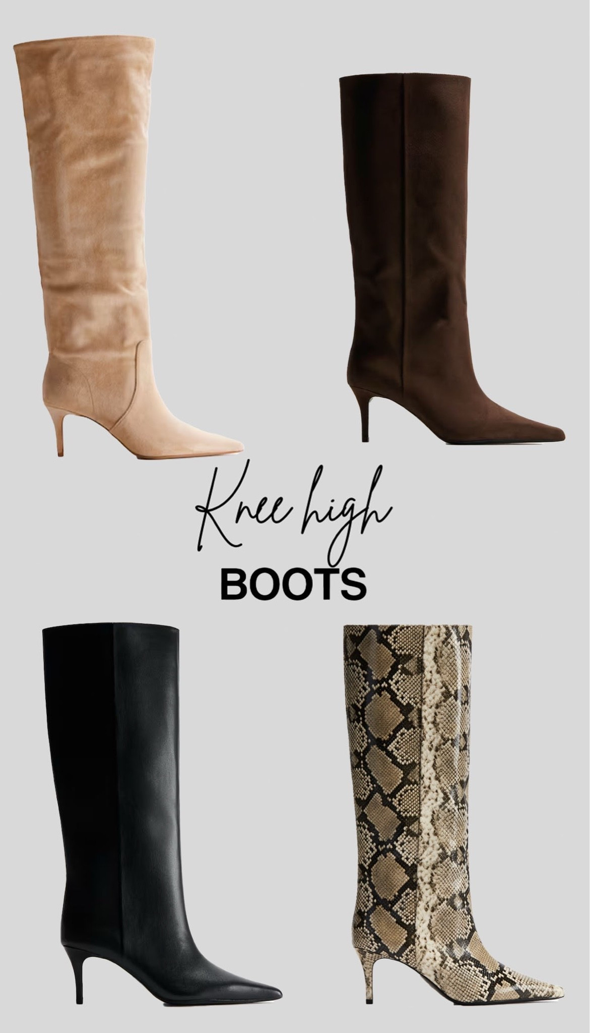 Knee high boots 🫶🏼 Autumn must have for any wardrobe

#LTKautumn #LTKshoes #LTKstyletip