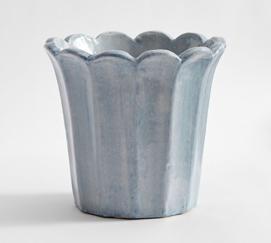 Fluted Tulip Cachepot | Pottery Barn (US)