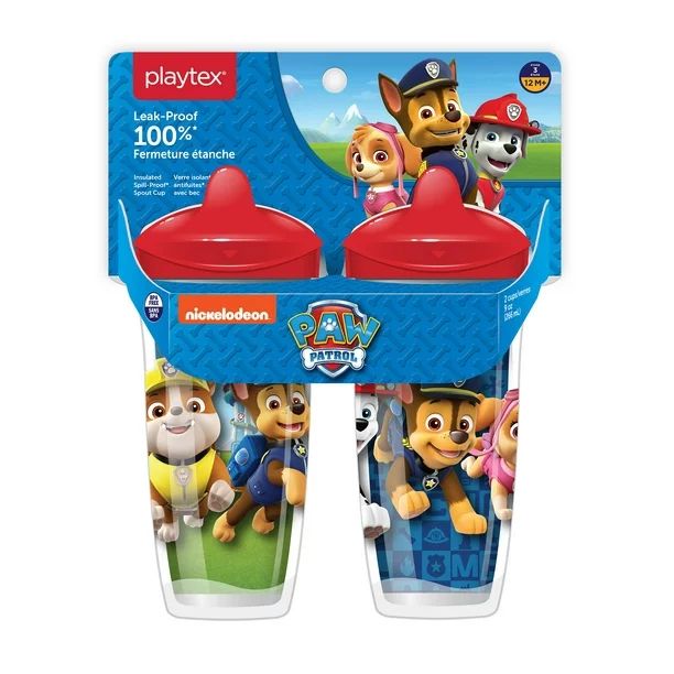 Playtex Sipsters Stage 3 Paw Patrol Boys Insulated Sippy Cup, 9 oz, 2 pk - Walmart.com | Walmart (US)