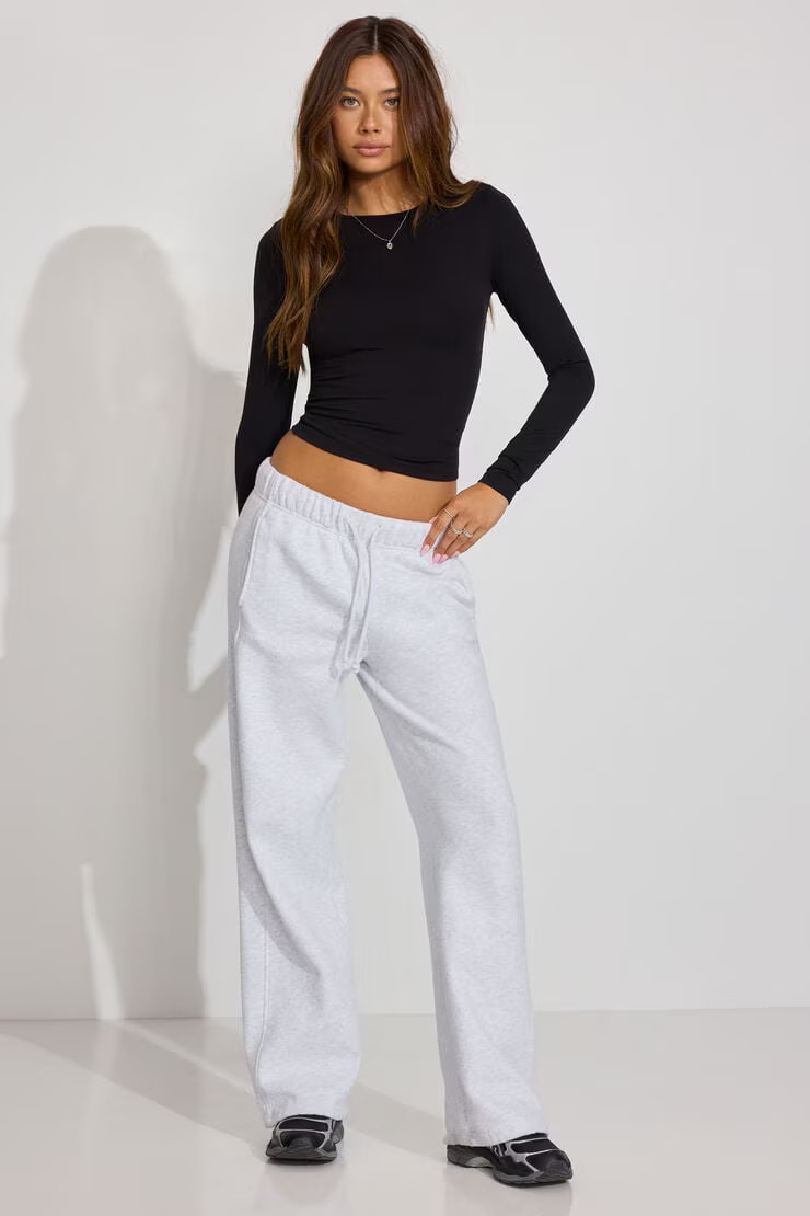 Sleek Crewneck Long Sleeve Top | Garage Clothing