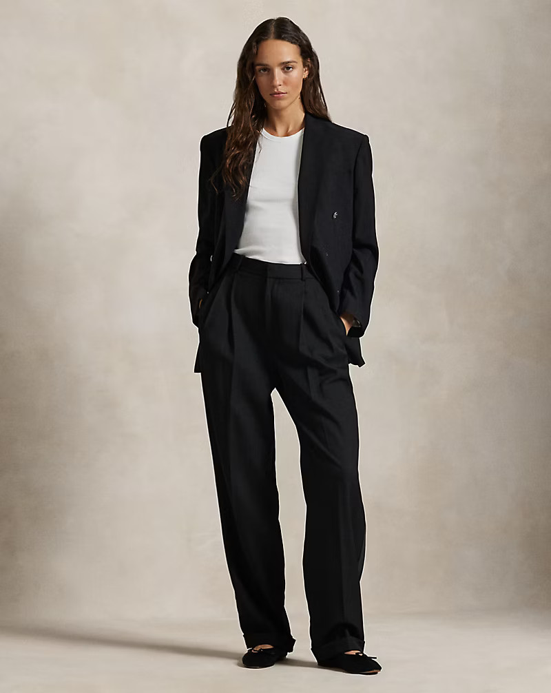 Wool Tuxedo Bacall Trouser | Ralph Lauren (UK)