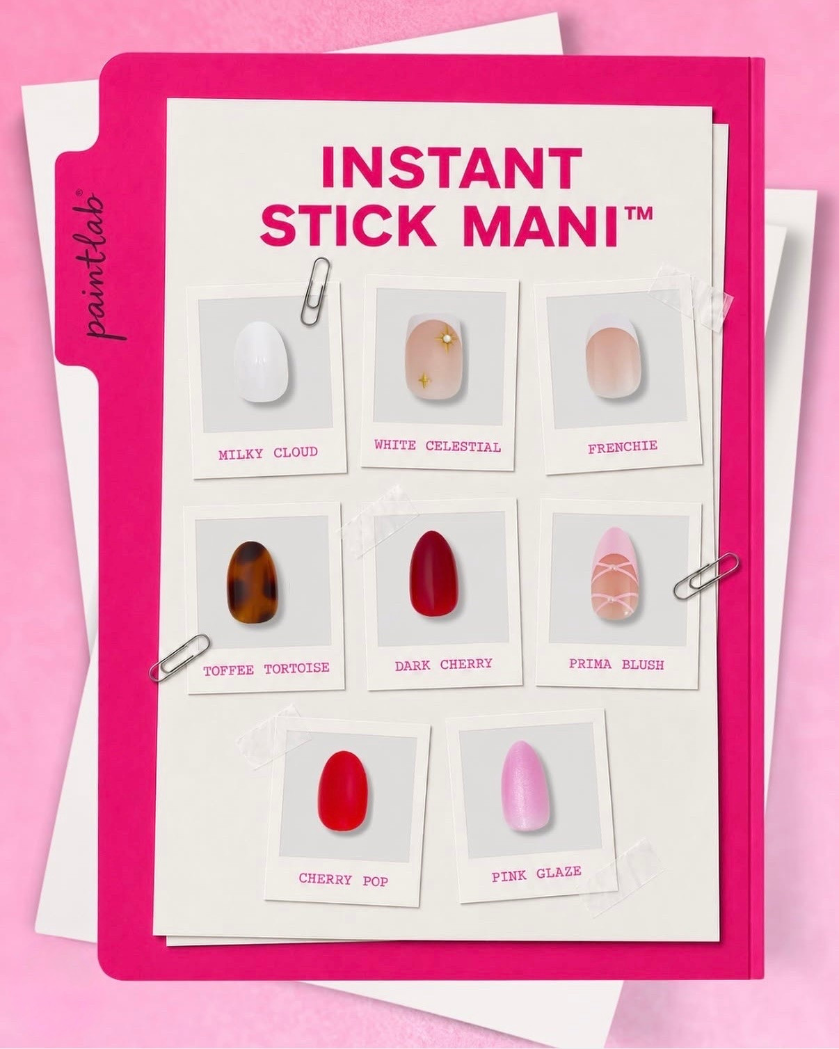 The wait is finally over... Meet our first-ever Instant Stick Mani Collection available to shop now!
8 brand-new styles
Zero glue.
Zero dry time.
Maximum main character energy
Just peel, press & stick for an instant mani in minutes.
From everyday chic to full glam moments, there's a style for every vibe
Which one are you sticking with first?

#stickonnails #pressonnails #diynails #newnails #instantnails #paintlab @PaintLab