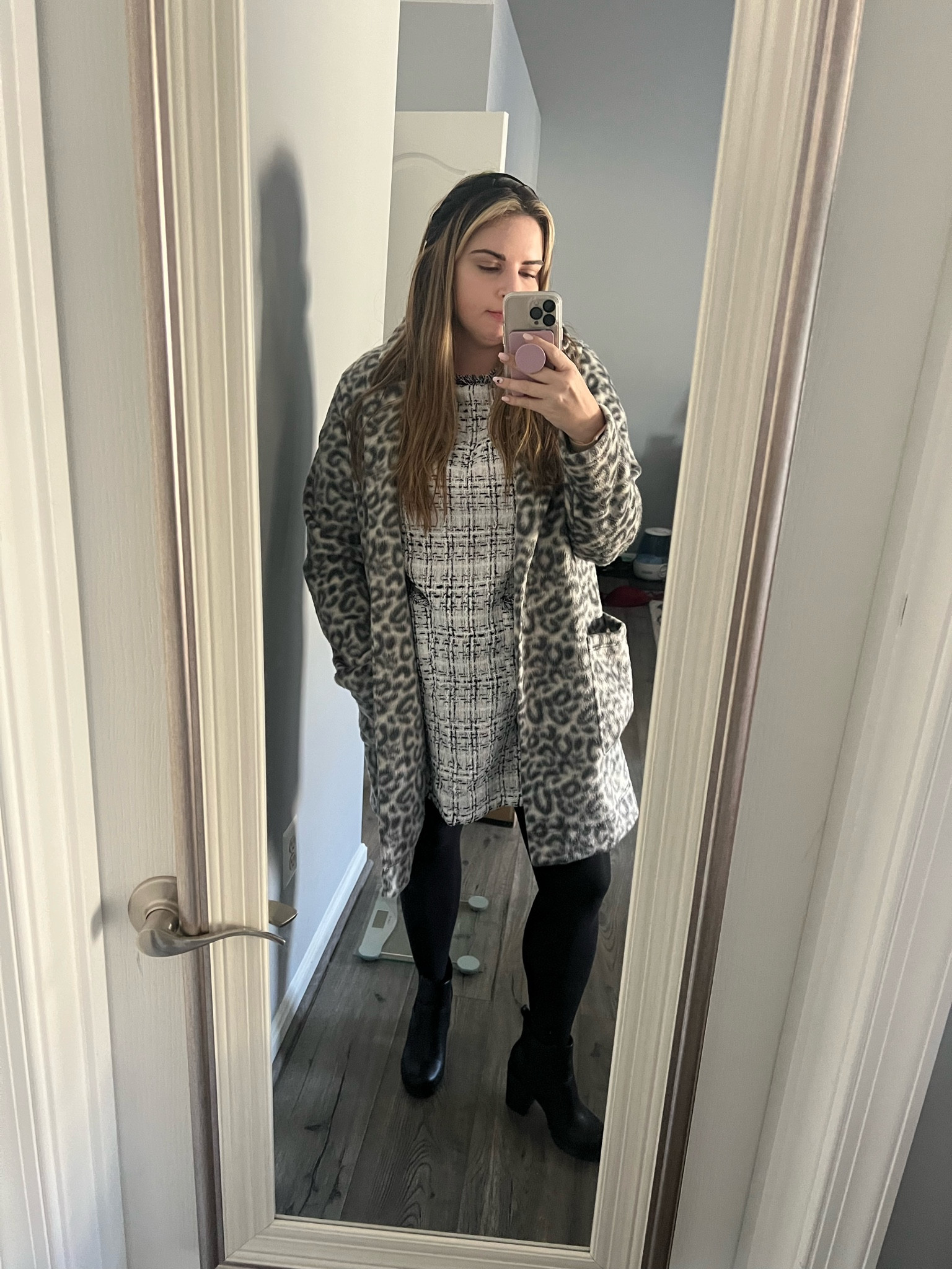 A very Emily in Paris vibe of an office outfit 

Dress - large 
Coat - large 
Tights - large 
Boots - 7 

#LTKFind #LTKSeasonal #LTKcurves