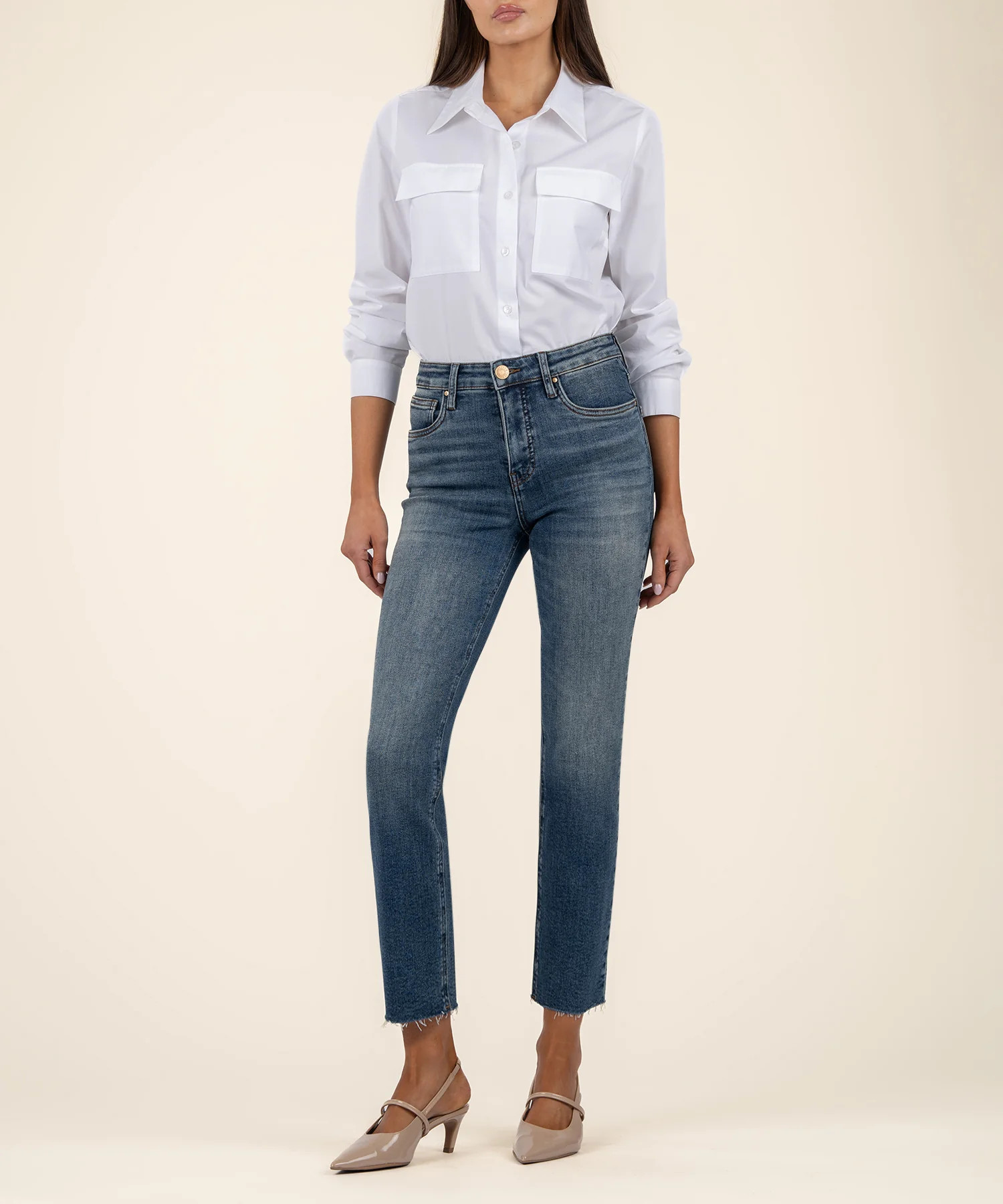 Rachael High Rise Mom Jean, Petite - Kut from the Kloth | Kut From Kloth