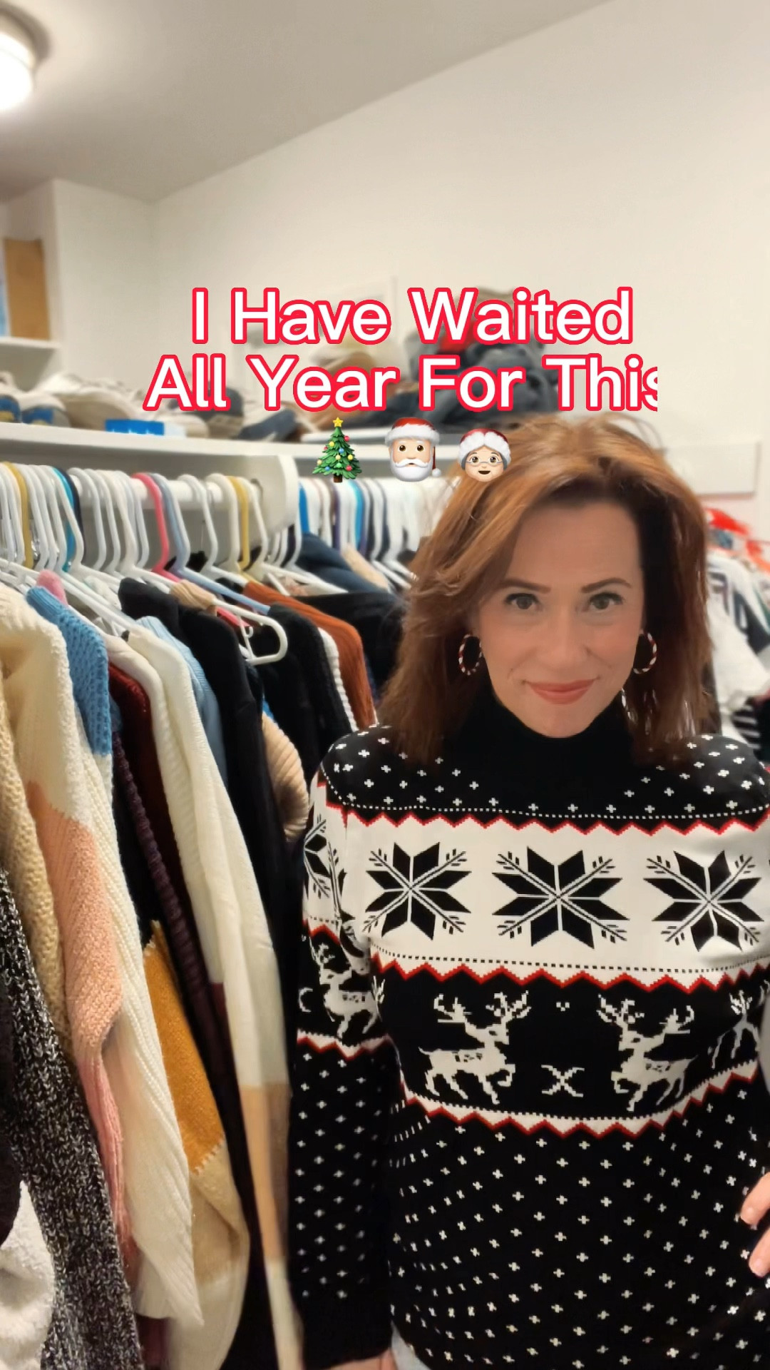 I wait all year to break out my #christmassweaters and my #christmasearings 🎄🎅🏻🤶🏻 So excited to have the #sweaterweather needed to put these #cozyswaeters ❄️❄️

#LTKSeasonal #LTKGiftGuide #LTKHoliday