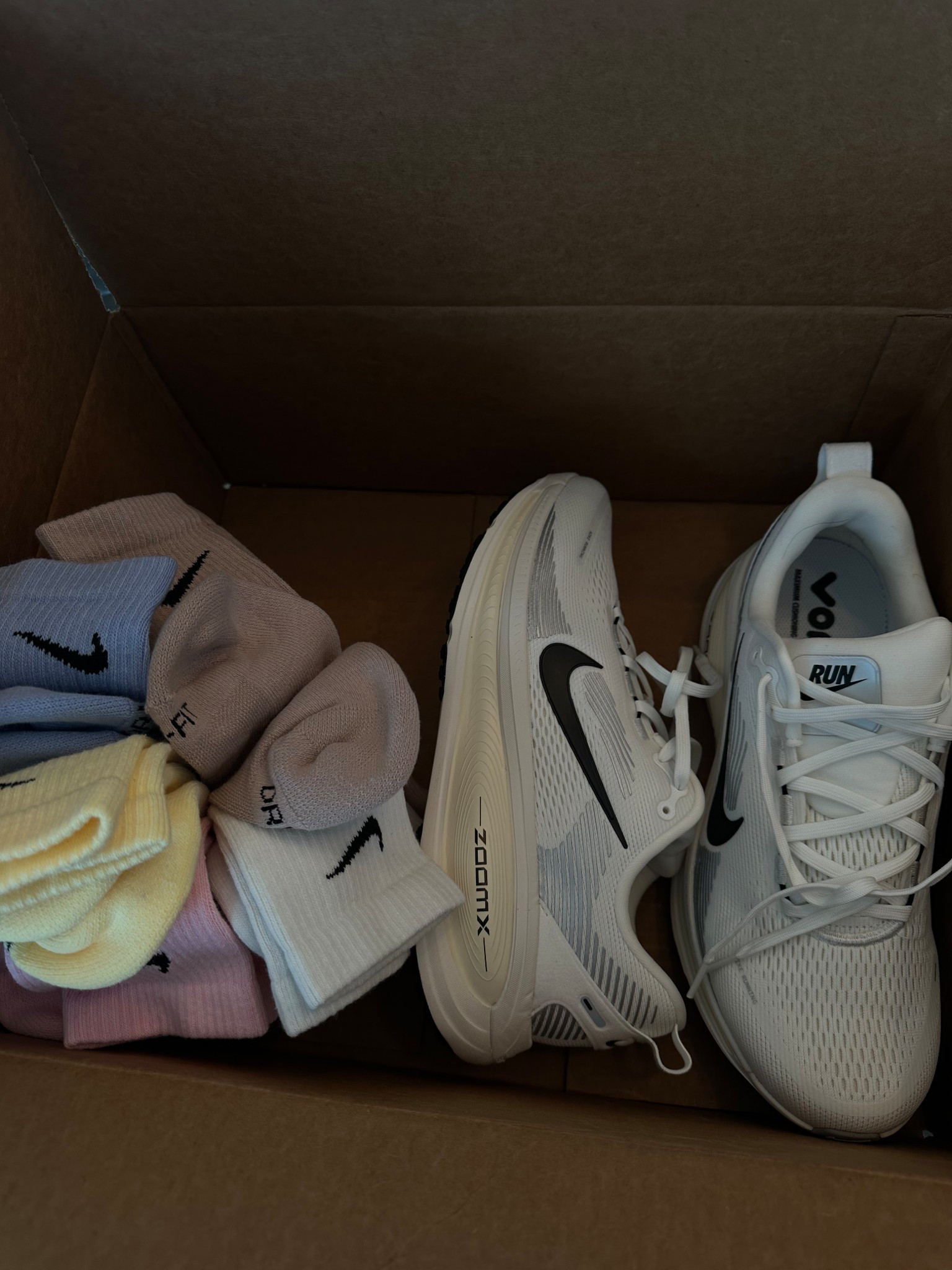 new running shoes and fun spring color socks for the gym 🏃🏻‍♀️ 🏋🏻‍♂️ 

#LTKStyleTip #LTKActive #LTKShoeCrush